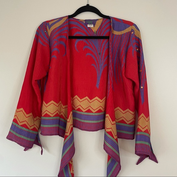Beautiful silk kimono - Picture 1 of 8